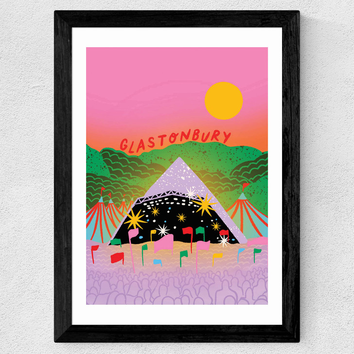 Glasto Wide Black Frame