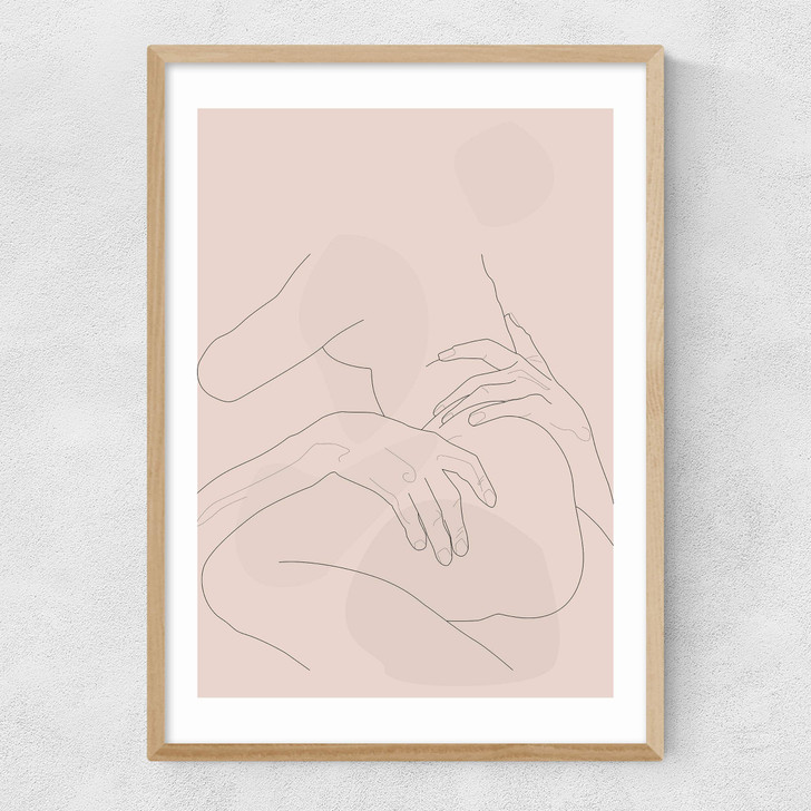 The Lovers Narrow Oak Frame The Lovers Narrow Oak Frame