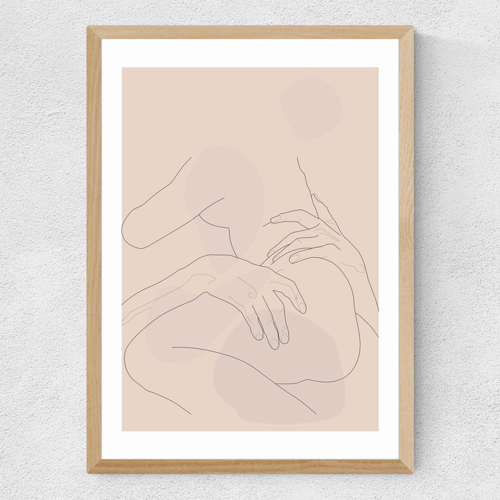 The Lovers Medium Oak Frame The Lovers Medium Oak Frame