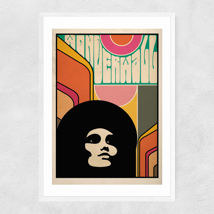 Wonderwall Narrow White Frame