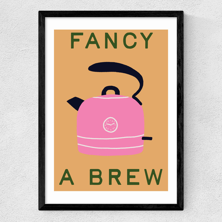 Fancy a Brew Medium Black Frame Fancy a Brew Medium Black Frame