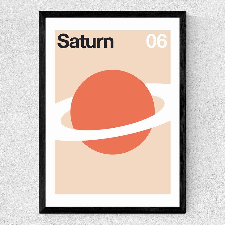 Saturn VI Medium Black Frame