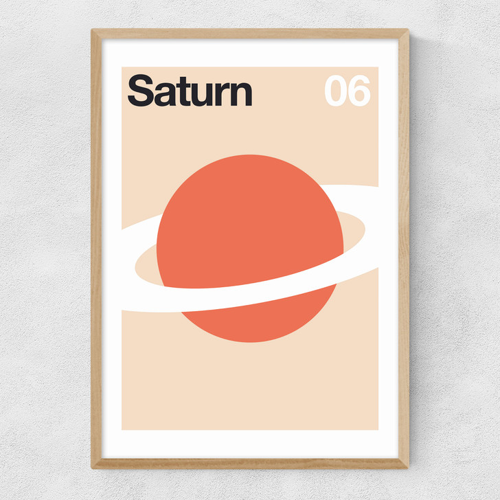 Saturn VI Narrow Oak Frame