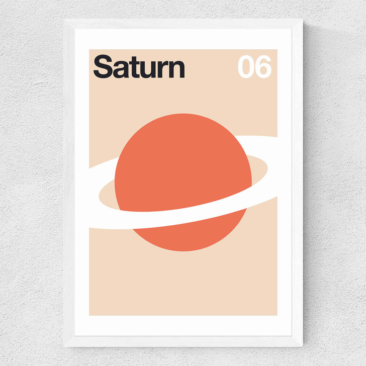 Saturn VI Medium White Frame