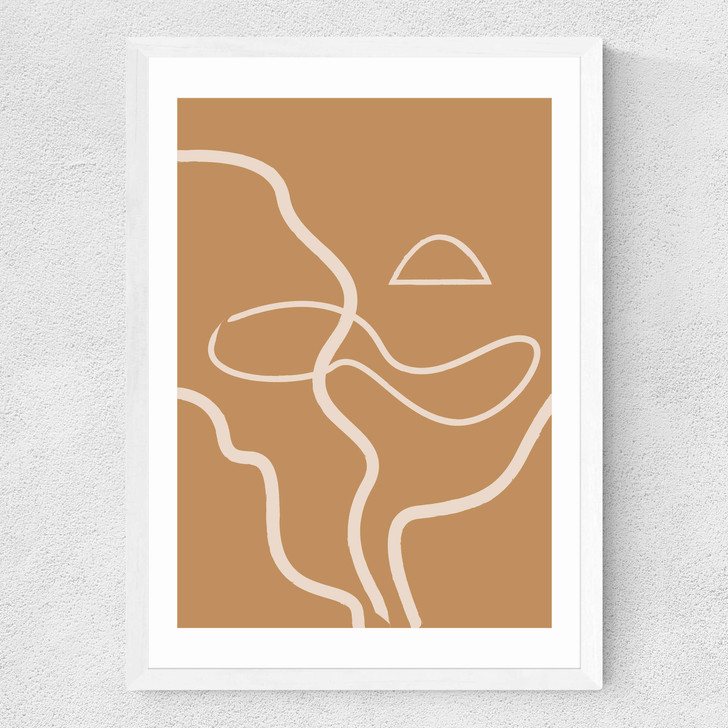 The Line Medium White Frame