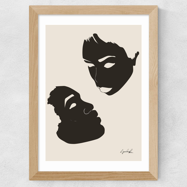 Gazing Wide Oak Frame