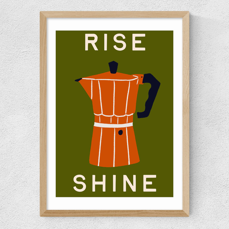 Rise and Shine Medium Oak Frame