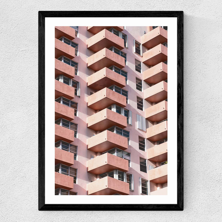 Apartment Block Medium Black Frame Apartment Block Medium Black Frame