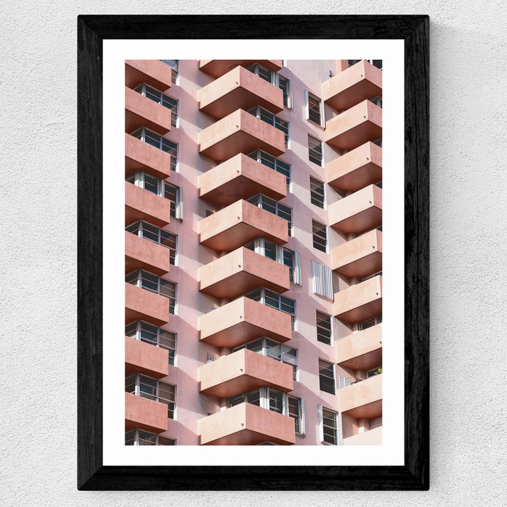 Apartment Block Wide Black Frame Apartment Block Wide Black Frame