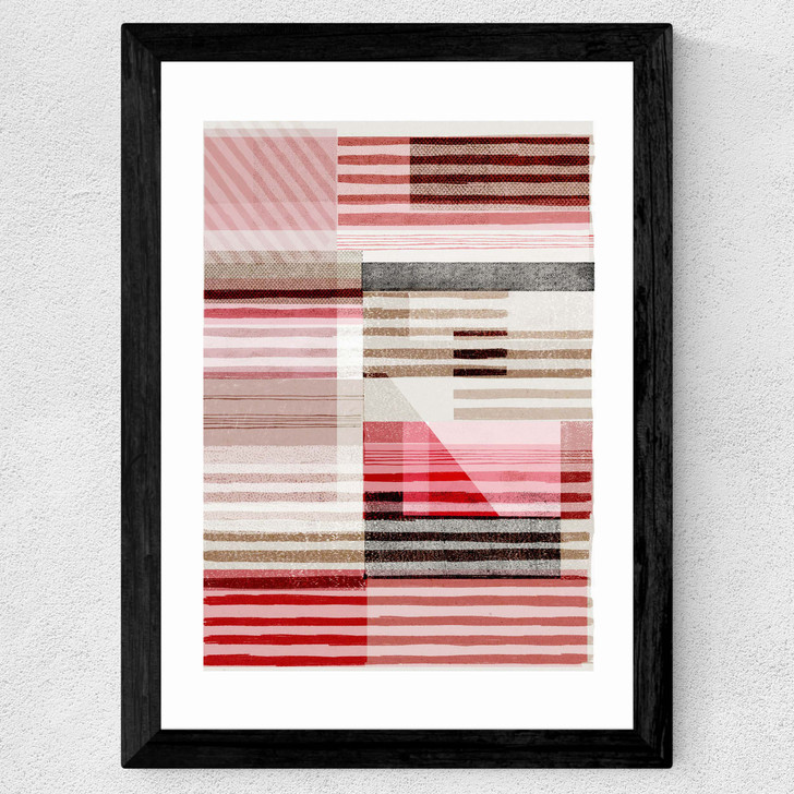 Lined by Francesca Iannaccone Wide Black Frame