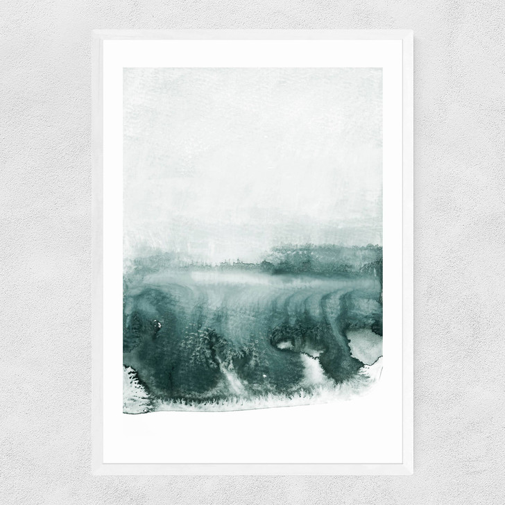 Rainy Day Narrow White Frame