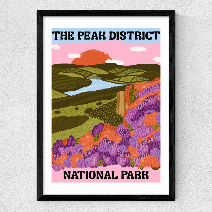 Peak District Medium Black Frame Peak District Medium Black Frame