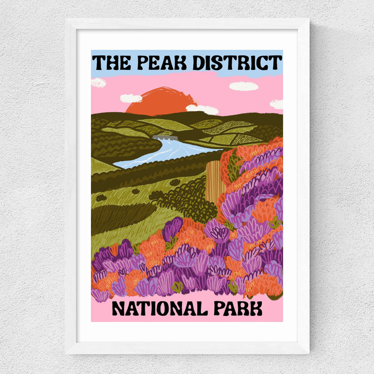 Peak District Medium White Frame Peak District Medium White Frame