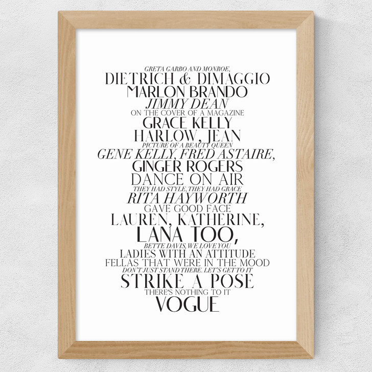 Vogue by Honeymoon Hotel Wide Oak Frame