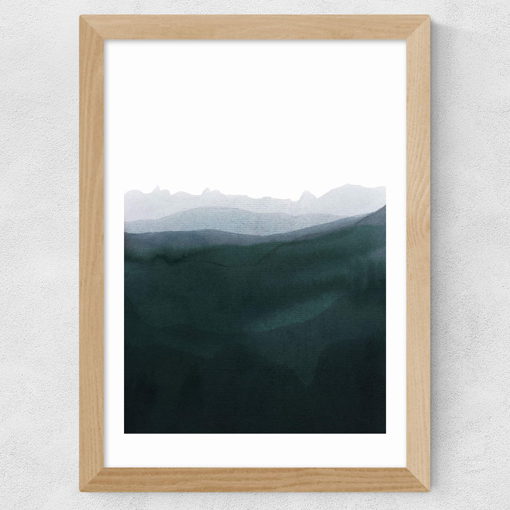 Mountain Horizon III Wide Oak Frame