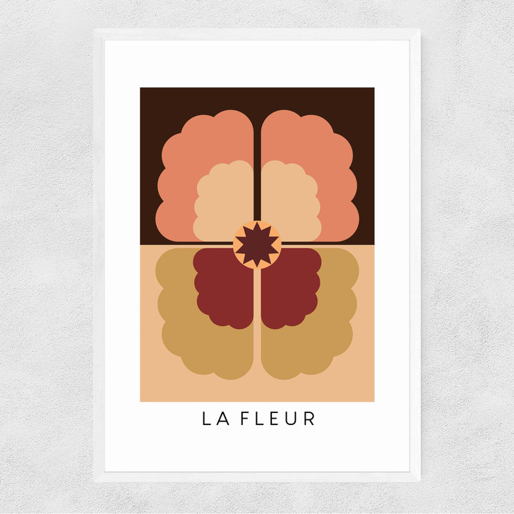 La Fleur Narrow White Frame La Fleur Narrow White Frame