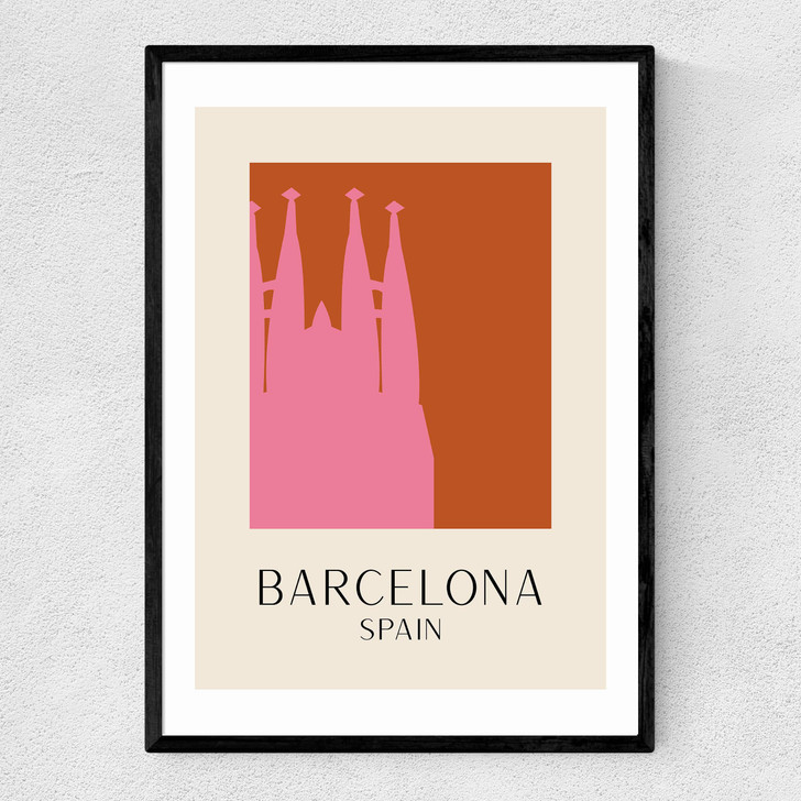 Barcelona by Inoui Narrow Black Frame Barcelona by Inoui Narrow Black Frame
