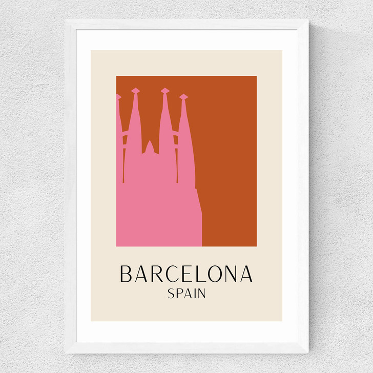 Barcelona by Inoui Medium White Frame Barcelona by Inoui Medium White Frame