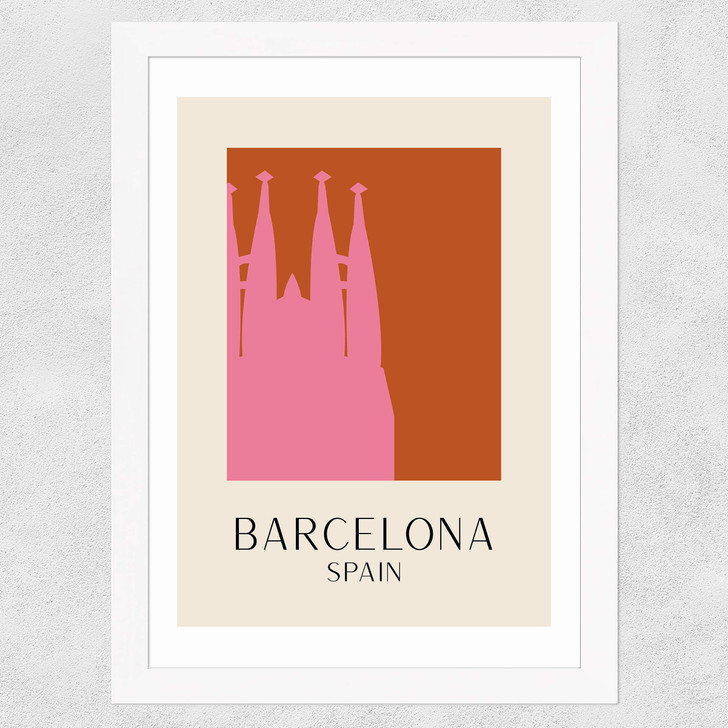 Barcelona by Inoui Wide White Frame Barcelona by Inoui Wide White Frame