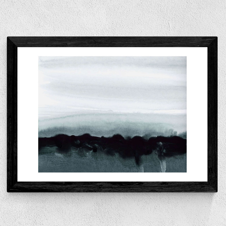 Blurred Landscape Wide Black Frame Blurred Landscape Wide Black Frame