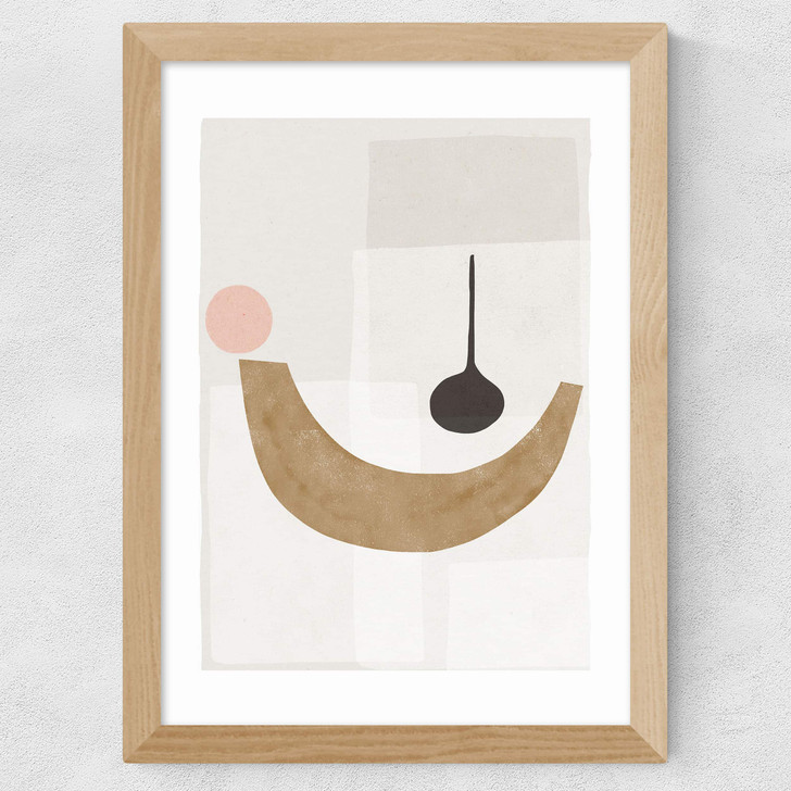 Balancing I Wide Oak Frame Balancing I Wide Oak Frame