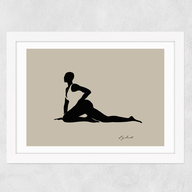 Yoga Wide White Frame Yoga Wide White Frame