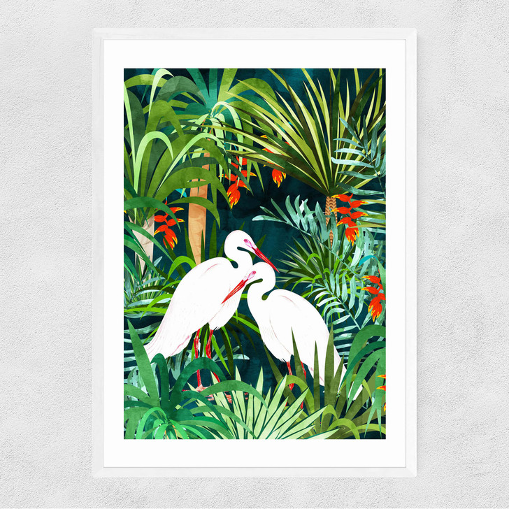 To Me, You're The Perfect Heron Narrow White Frame To Me, You're The Perfect Heron Narrow White Frame