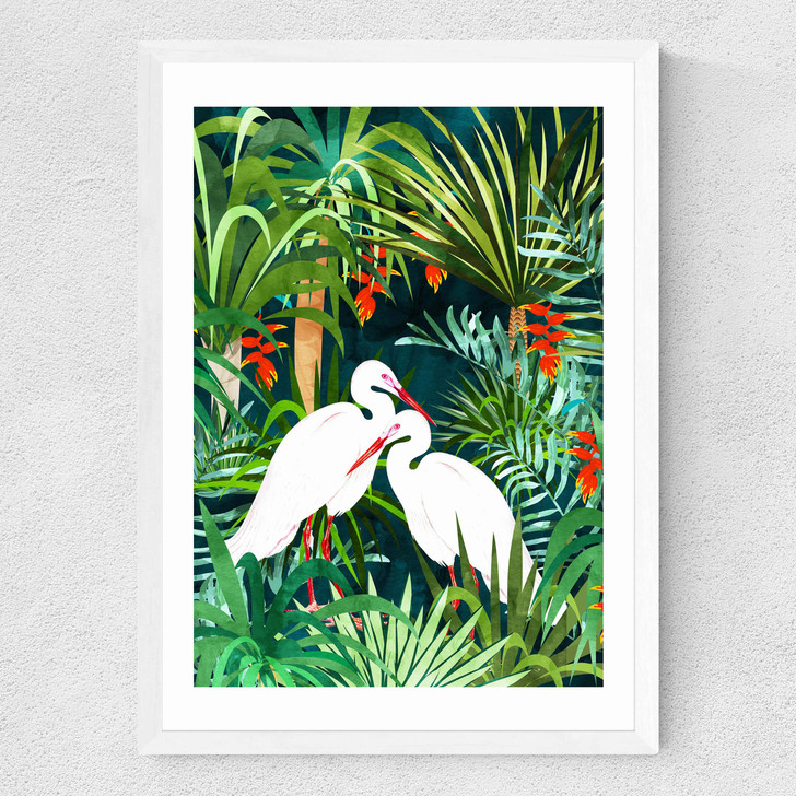 To Me, You're The Perfect Heron Medium White Frame To Me, You're The Perfect Heron Medium White Frame