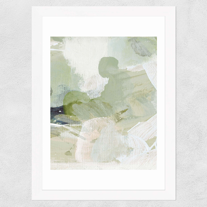 Green III Wide White Frame Green III Wide White Frame