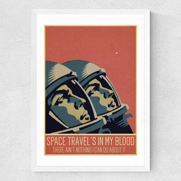 Another Girl Another Planet Medium White Frame