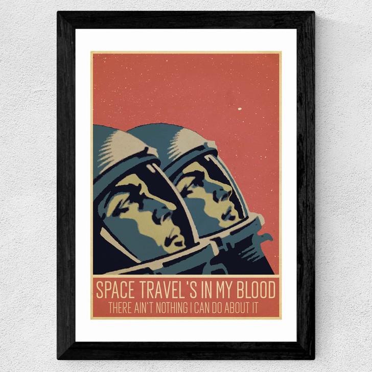 Another Girl Another Planet Wide Black Frame