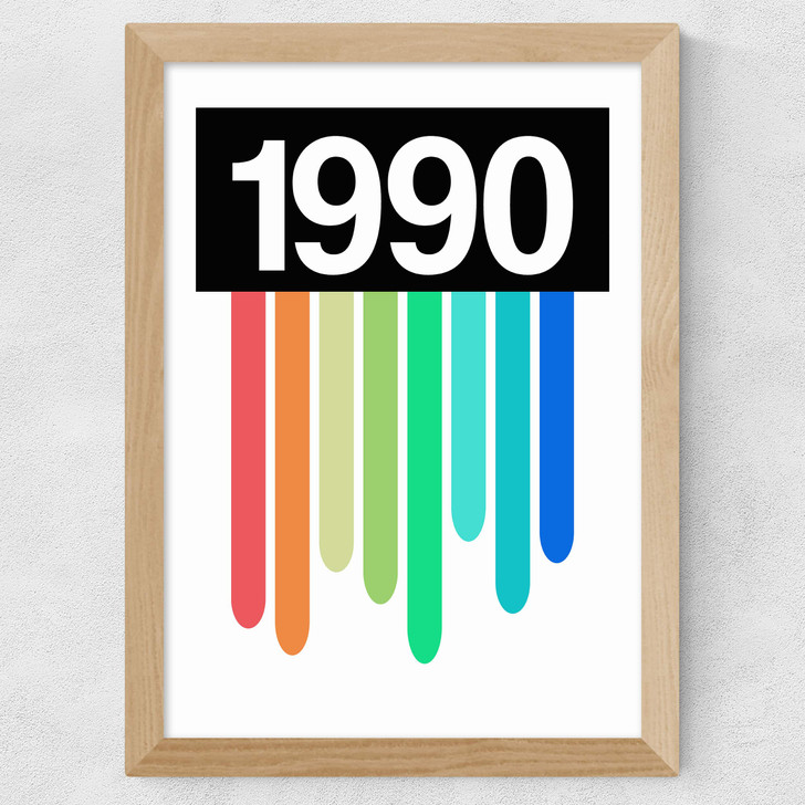 Rainbow Light 1990 Wide Oak Frame