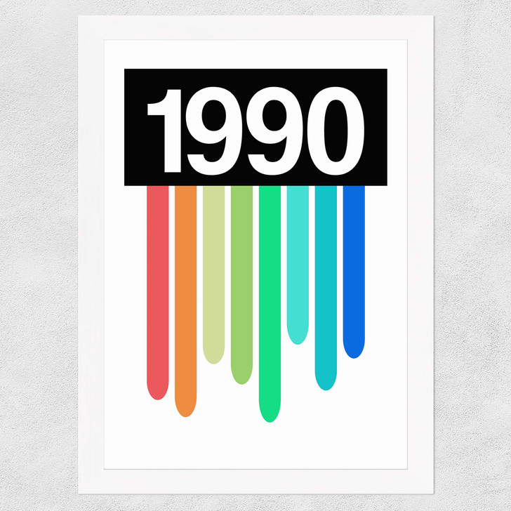 Rainbow Light 1990 Wide White Frame