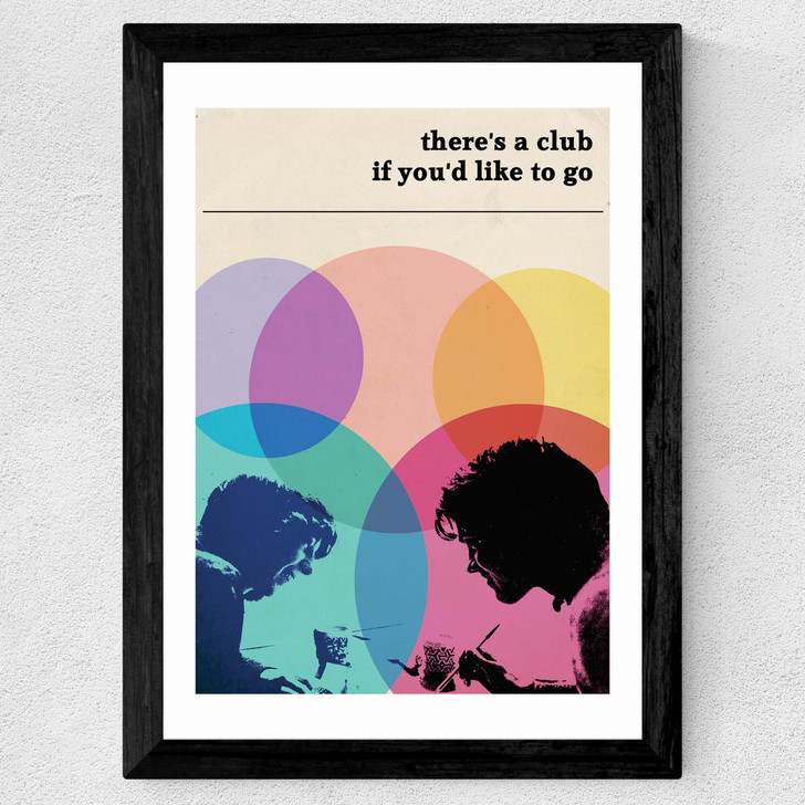 How Soon Is Now Wide Black Frame