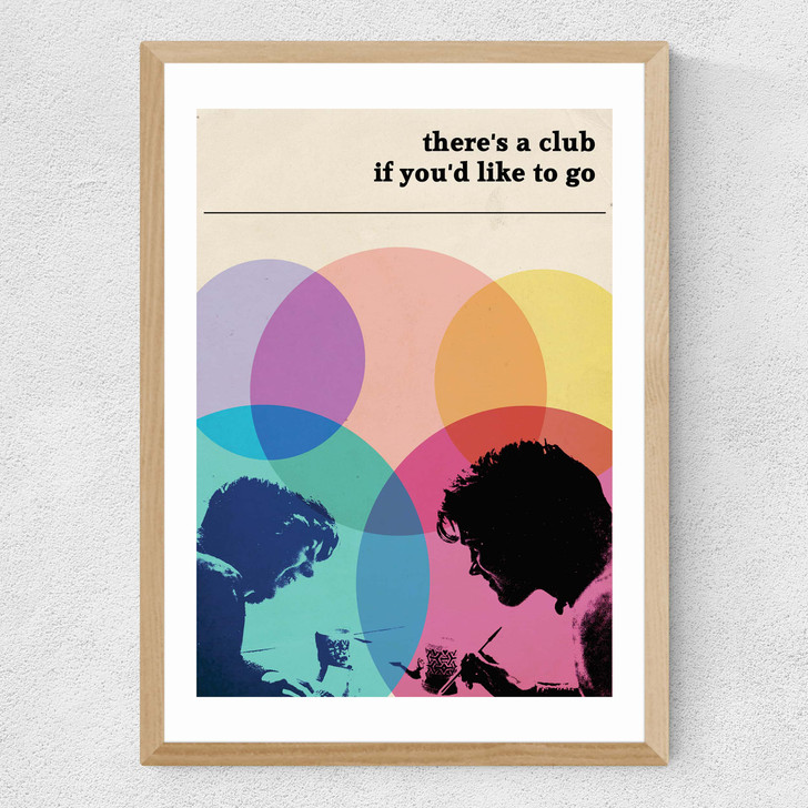 How Soon Is Now Medium Oak Frame