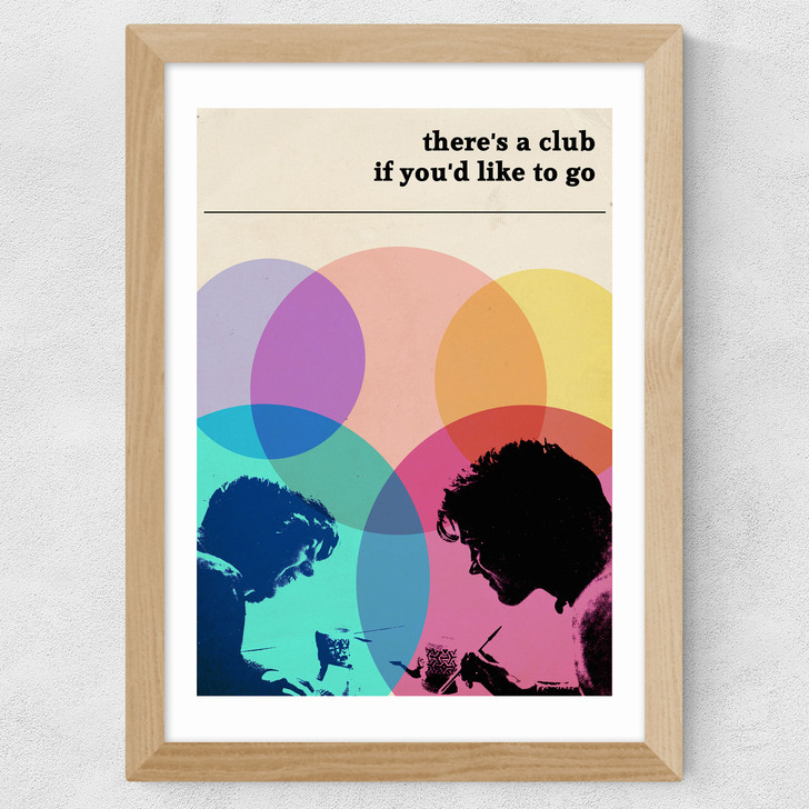 How Soon Is Now Wide Oak Frame