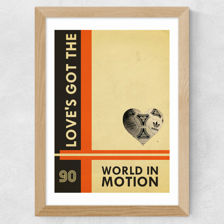 World in Motion Wide Oak Frame World in Motion Wide Oak Frame