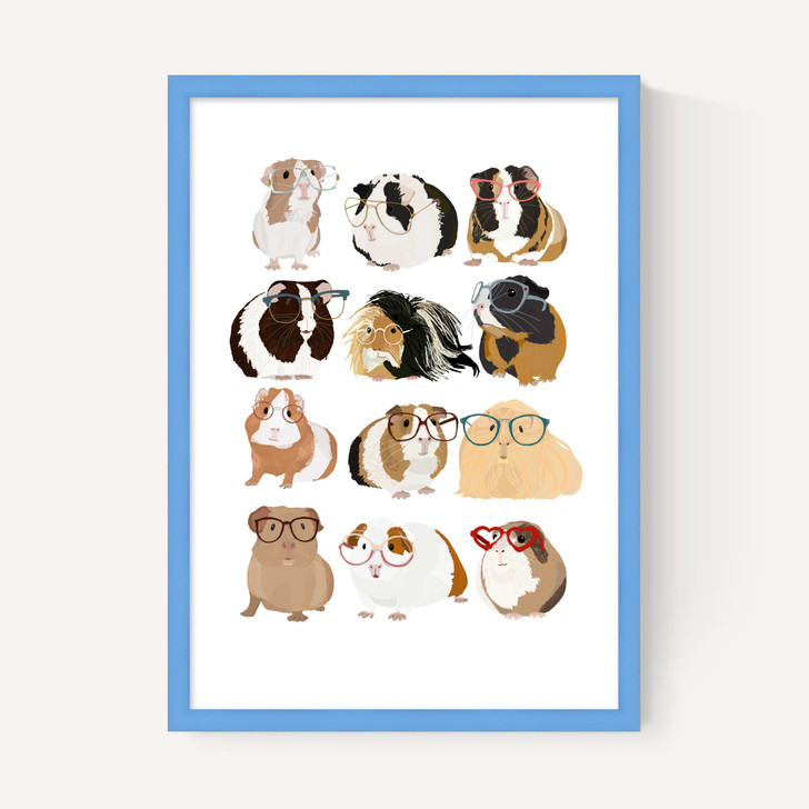 Guinea Pigs Wearing Glasses