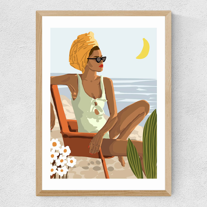 Moon Child Medium Oak Frame Moon Child Medium Oak Frame