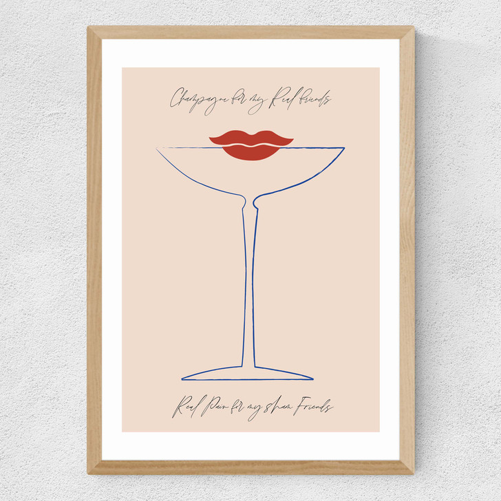 Champagne Medium Oak Frame