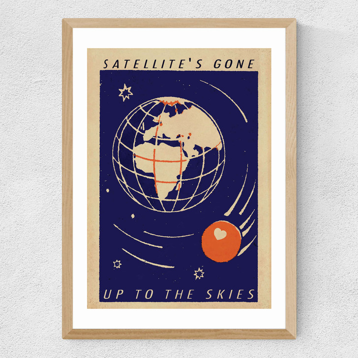 Satellite of Love Medium Oak Frame Satellite of Love Medium Oak Frame