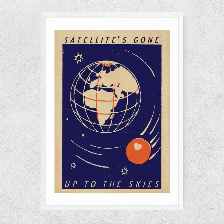 Satellite of Love Narrow White Frame Satellite of Love Narrow White Frame