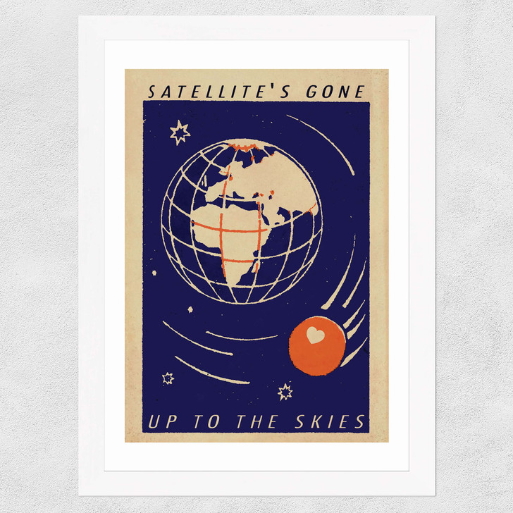 Satellite of Love Wide White Frame Satellite of Love Wide White Frame