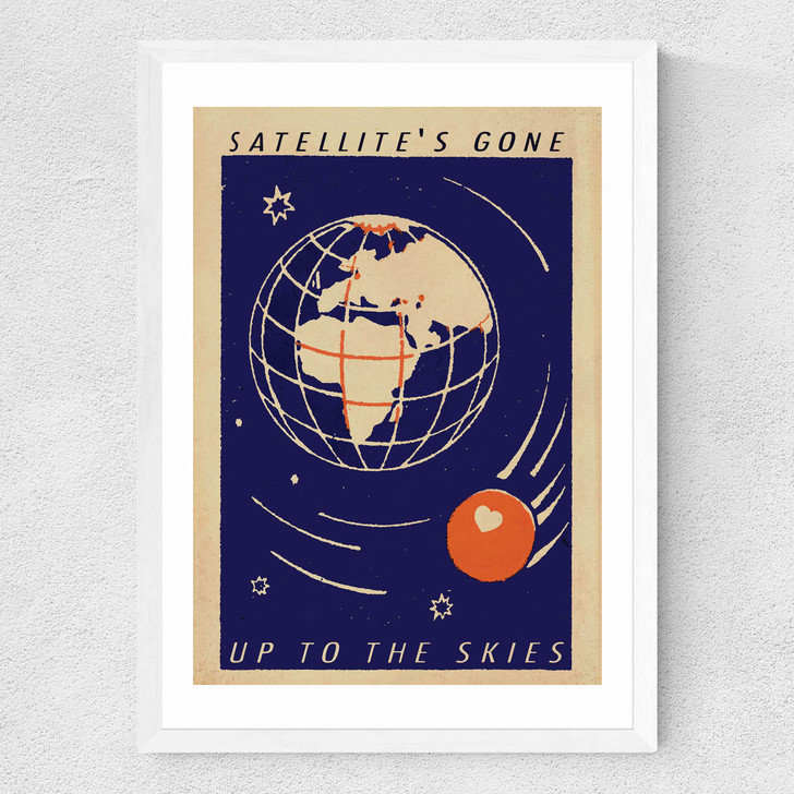 Satellite of Love Medium White Frame