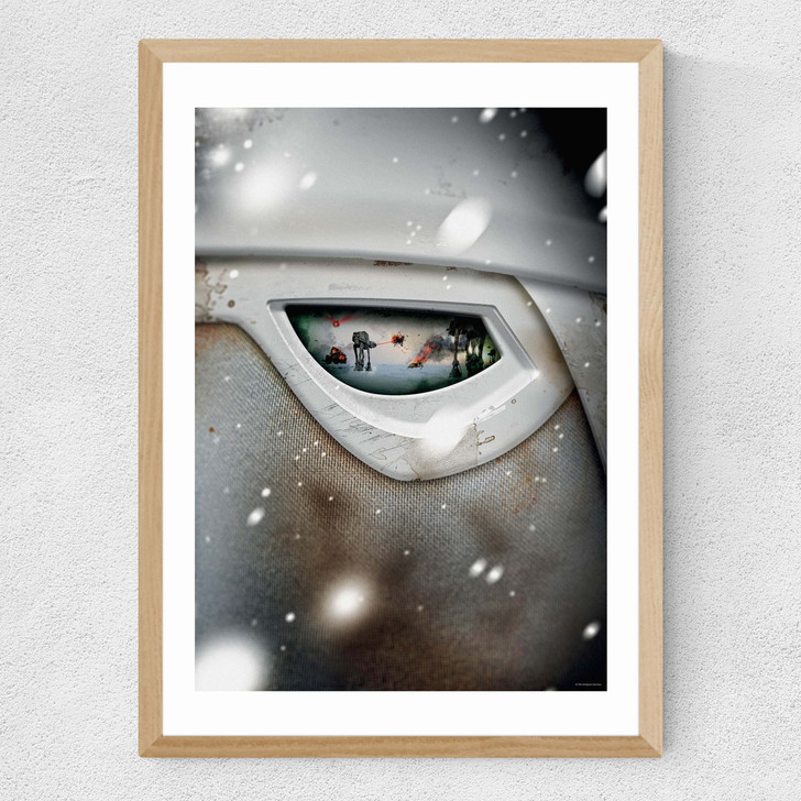 Visions of War - Snowtrooper Medium Oak Frame Visions of War - Snowtrooper Medium Oak Frame