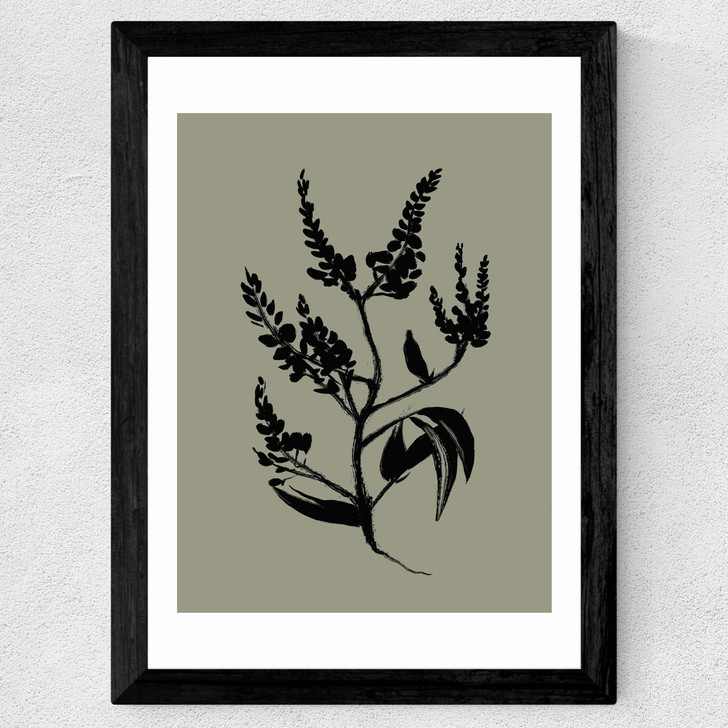 Mono Botanical 5 Wide Black Frame