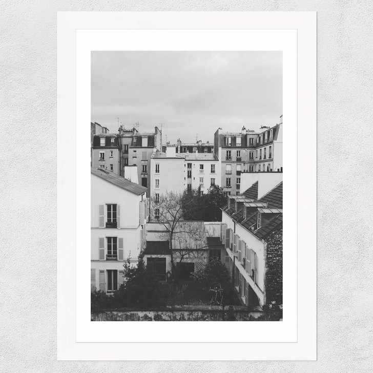 Paris by Florent Bodart Wide White Frame