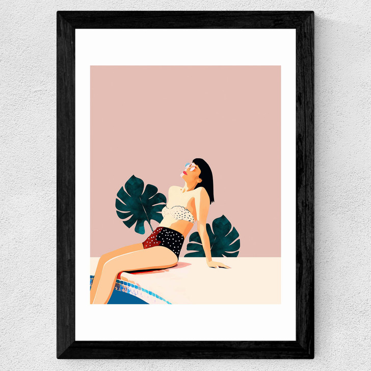 Sunday by 83 Oranges Wide Black Frame