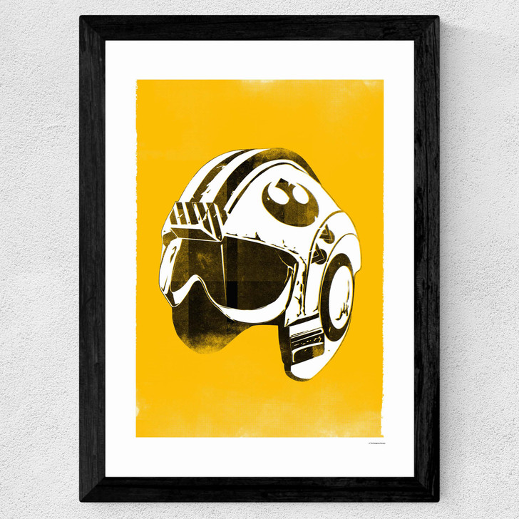 Star Wars Helmet - Red Five Wide Black Frame