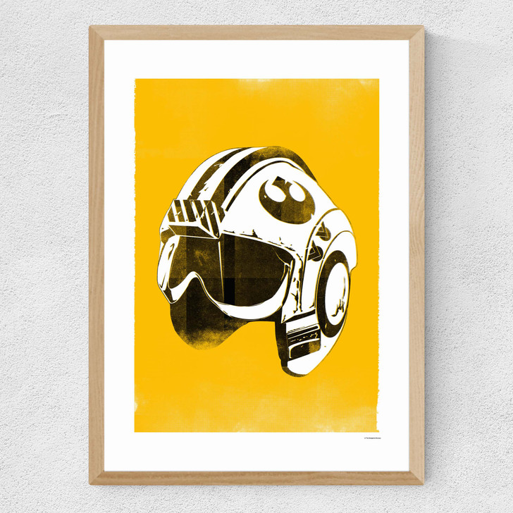 Star Wars Helmet - Red Five Medium Oak Frame